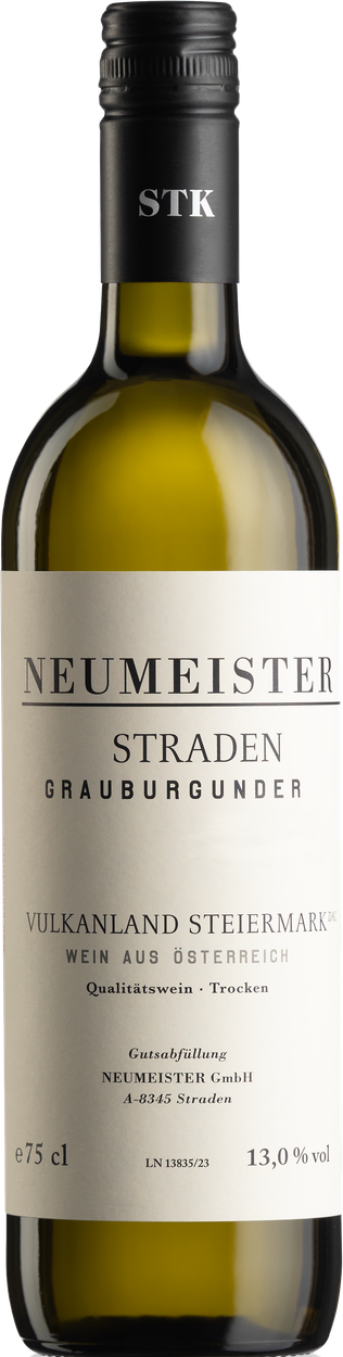 Grauburgunder Straden Vulkanland Steiermark DAC bio 2024 von NEUMEISTER aus Österreich