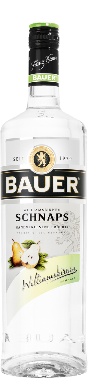 Hausschnaps Williamsbirne von BAUER aus Österreich