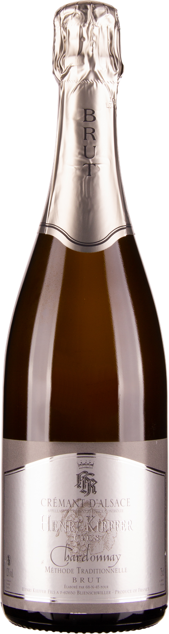 Crémant d'Alsace Chardonnay 2019 von HENRI KIEFFER & FILS aus Frankreich