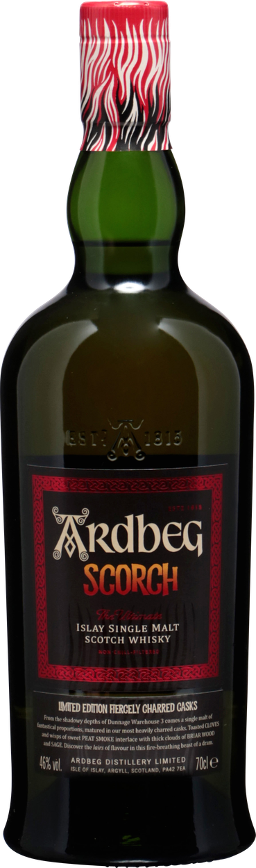Rarität Scorch im Geschenkkarton von ARDBEG aus Großbritannien