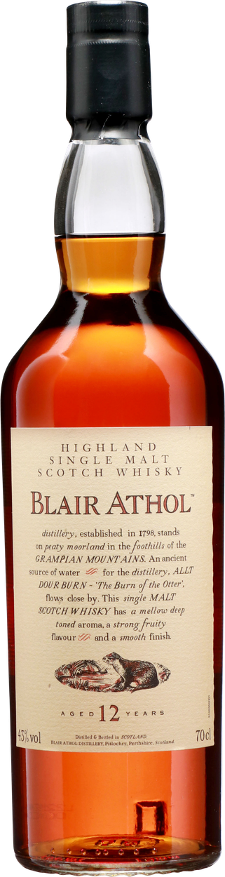 Rarität 12y Highland Single Malt Scotch Whisky von BLAIR ATHOL aus Großbritannien