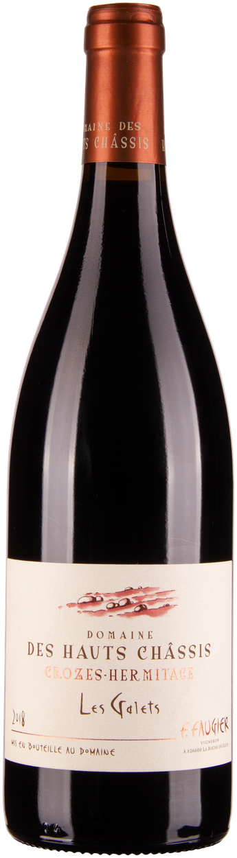 Crozes-Hermitage Les Galets bio 2023 von DOMAINE DES HAUTS CHASSIS aus Frankreich