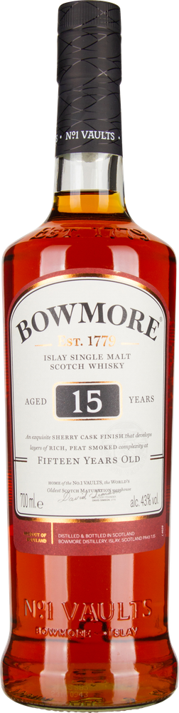WGroßbritannien 15 years Islay Single Malt Scotch Whisky BOWMORE