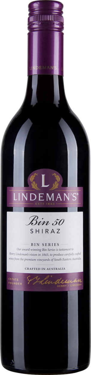 Shiraz BIN 50 2021 von LINDEMAN'S aus Australien