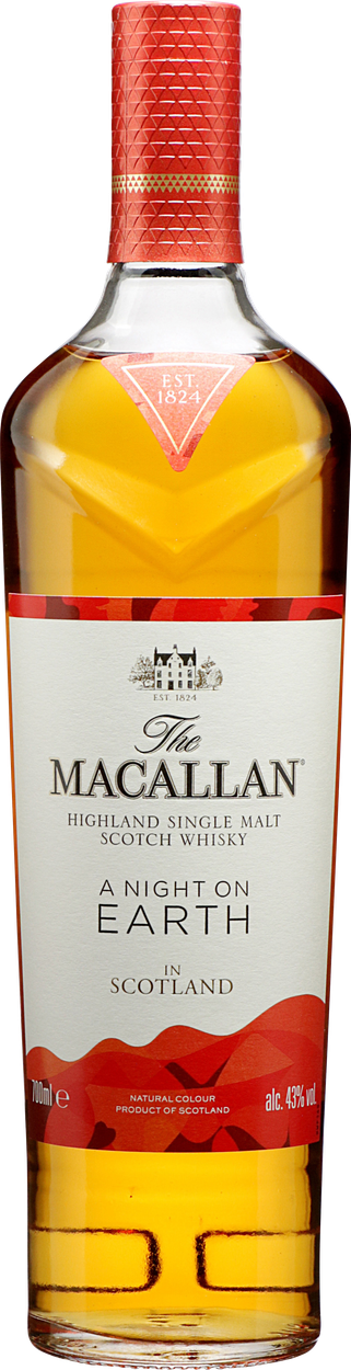 Rarität A Night on Earth 2022 im Geschenkkarton von THE MACALLAN aus Großbritannien