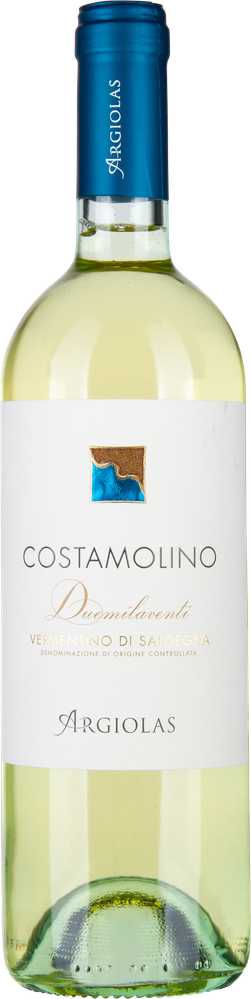 Wein aus Italien Costamolino Vermentino di Sardegna DOC 2023 Glasflasche