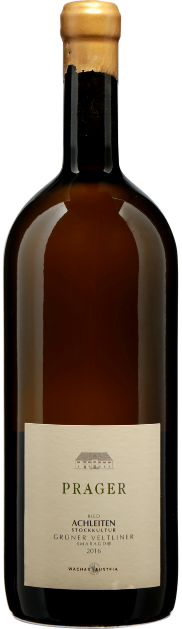Rarität Grüner Veltliner Smaragd Ried Achleiten Stockkultur Wachau DAC 2016 von PRAGER aus Österreich