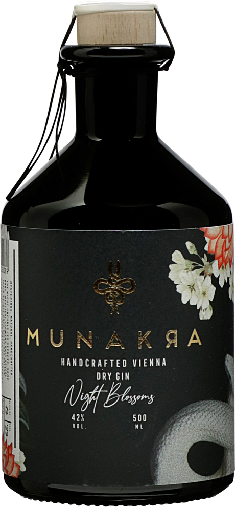 Handcrafted Vienna Night Blossoms Dry Gin von MUNAKRA aus Österreich