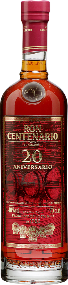 WCosta Rica 20 años Fundacion Reserva Especial Rum RON CENTENARIO