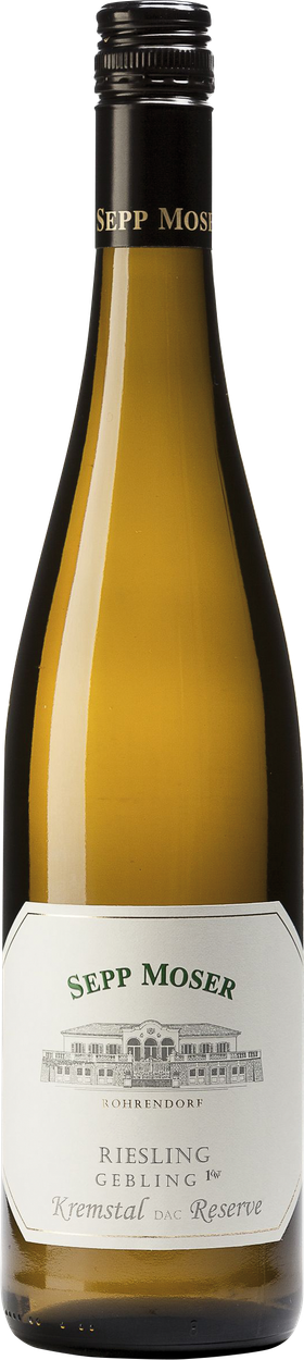 Riesling Ried Gebling 1ÖTW Kremstal DAC Reserve bio 2024 von VITIKULTUR MOSER aus Österreich