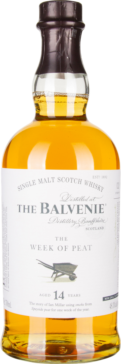 Stories 14y The Week of Peat im Geschenkkarton von BALVENIE aus Großbritannien