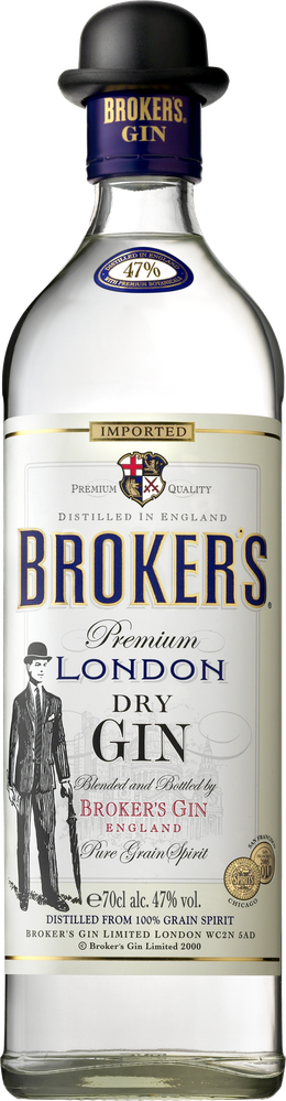 WGroßbritannien London Dry Gin 47% BROKER'S