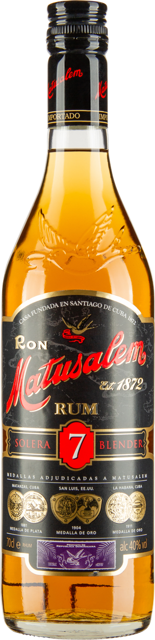 7 años Solera Rum von MATUSALEM aus Dominikanische Republik
