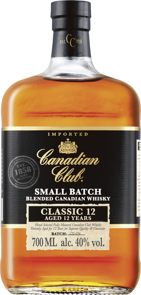 WKanada 12 years Classic Canadian Whisky CANADIAN CLUB